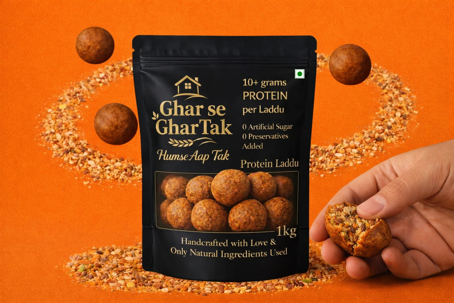 Protein laddu 1 kg (14 pieces)